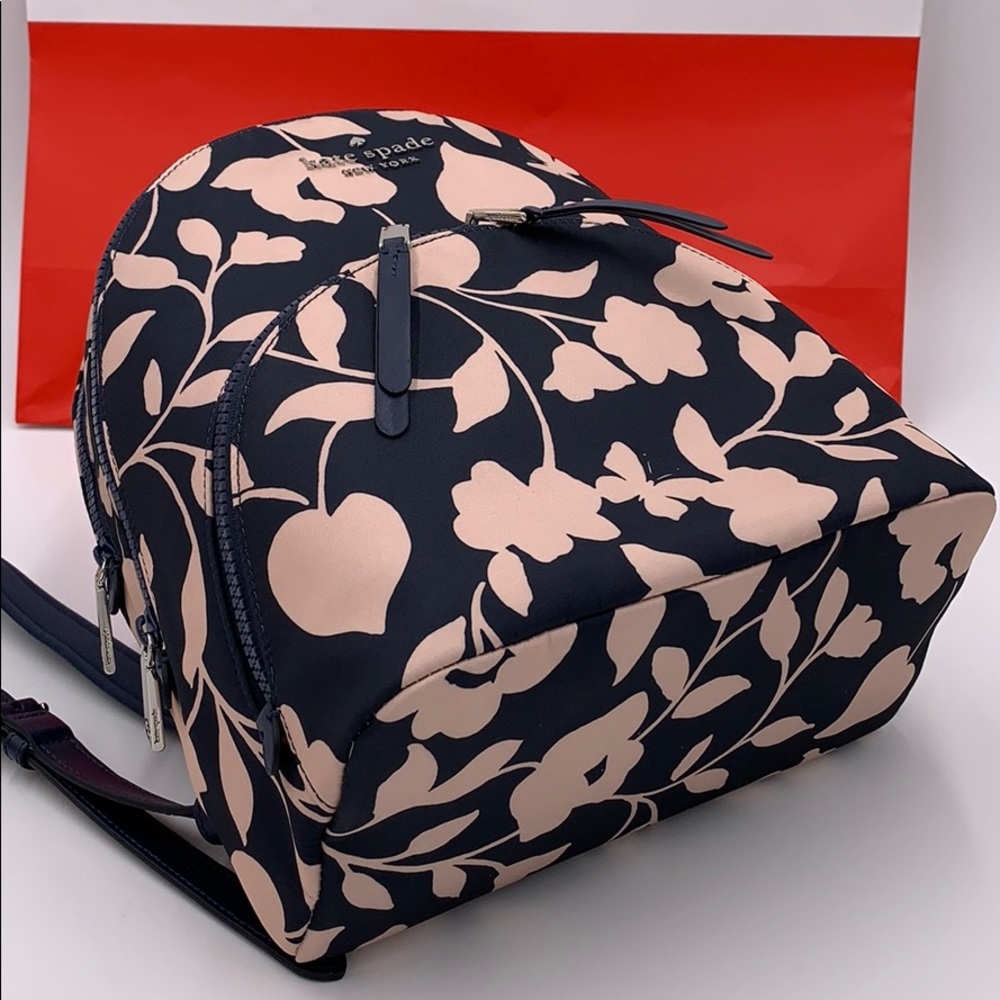 KATE SPADE karissa nylon garden vine md backpack - Picture 10 of 16